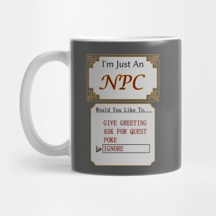 I'm an NPC Video Game Gamer Mug